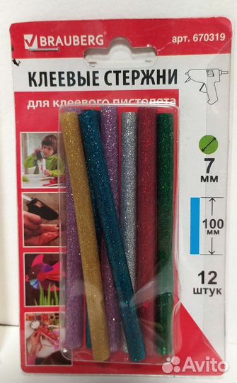 Клеевые стержни brauberg