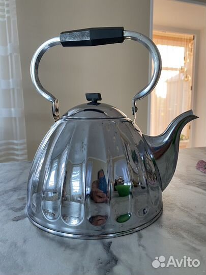 Чайник никелированный СССР