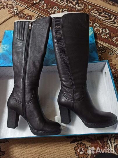 Сапоги женские зимние натуральная кожа размер 36