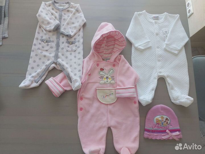 Пакет вещей для девочки 0-9м