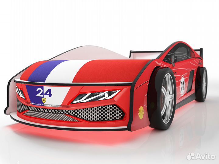 Детская кровать машина