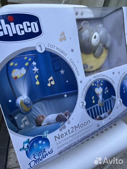 Музыкальный проектор мобиль chicco