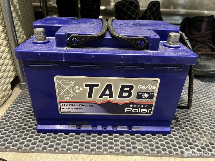 Б/у Аккумулятор TAB polar 75A/ч