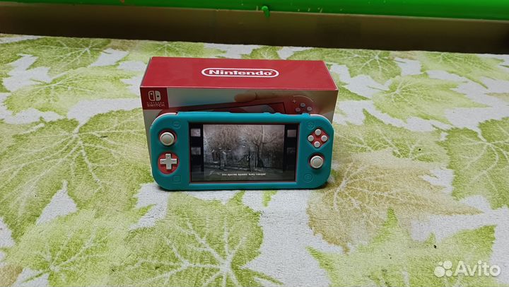 Nintendo switch lite прошитая 128гб с играми