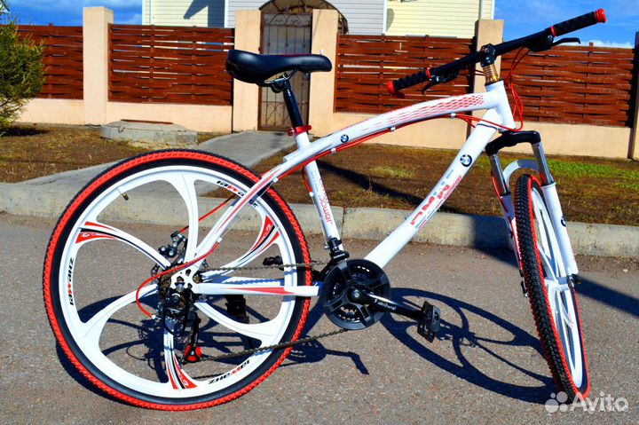 Велосипед на литых дисках