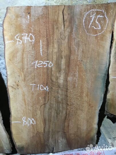 Торцевые спилы, слэбы из массива дерева