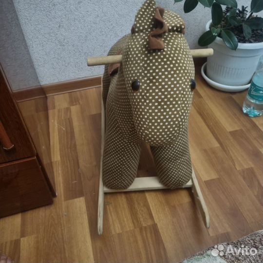 Детская каталка качалка лошадь