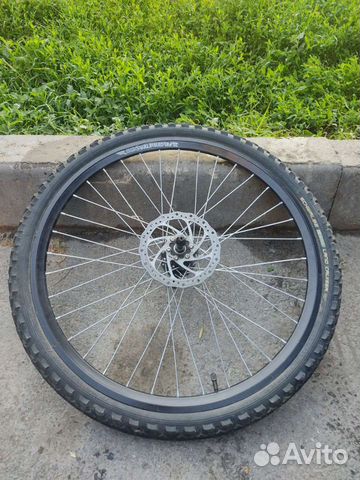 Колесо переднее в сборе на мтб, 26 дюймов