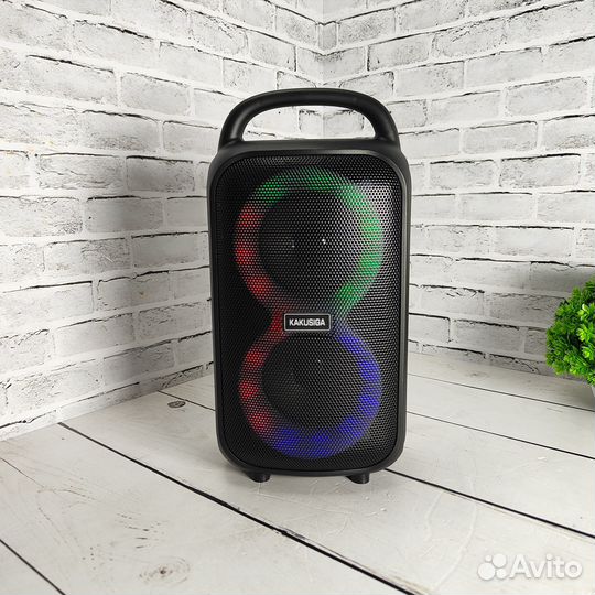 Беспроводная Bluetooth колонка с подсветкой 10w