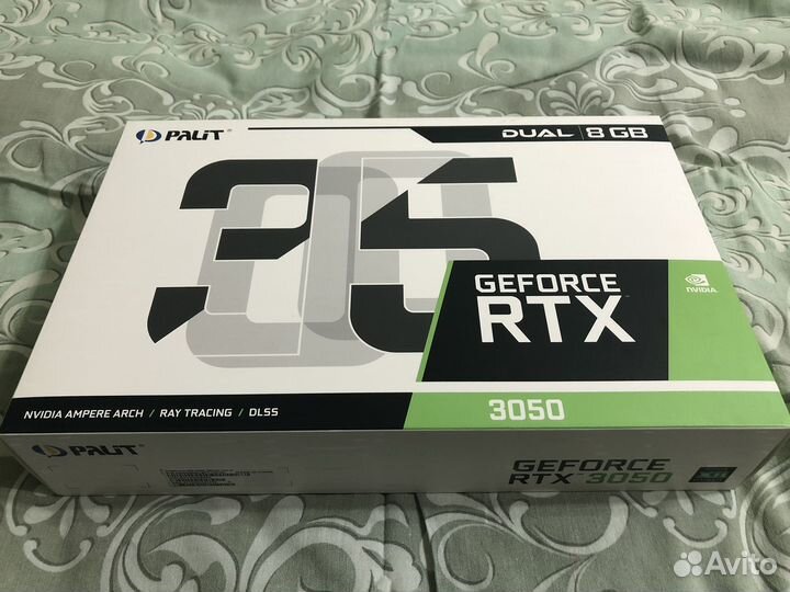 Видеокарта Palit GeForce RTX 3050 Dual
