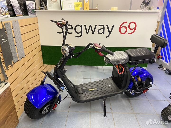 Электроскутер city coco Kugoo, GT, White Siberia