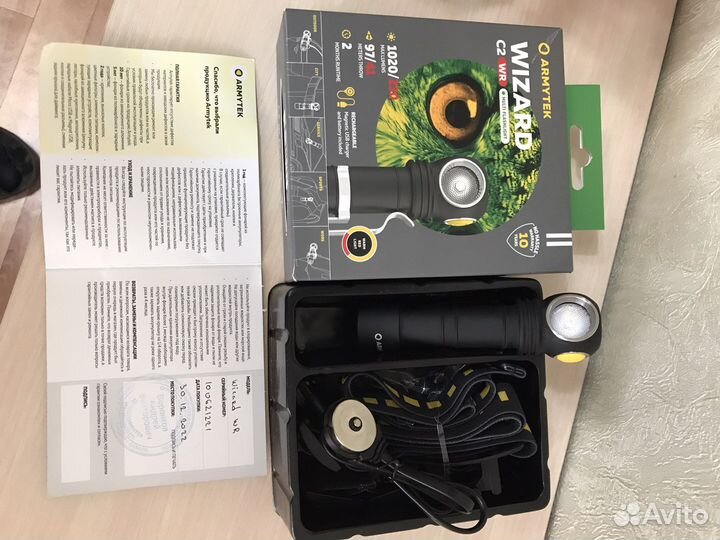 Налобный фонарь armytek wizard c2 wr