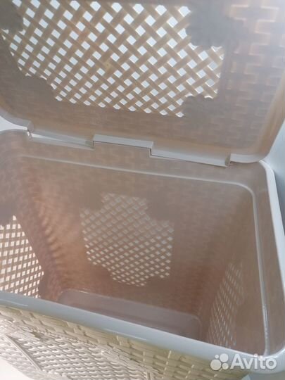 Корзина для белья М3406 Плетенка люкс, 85л, слон