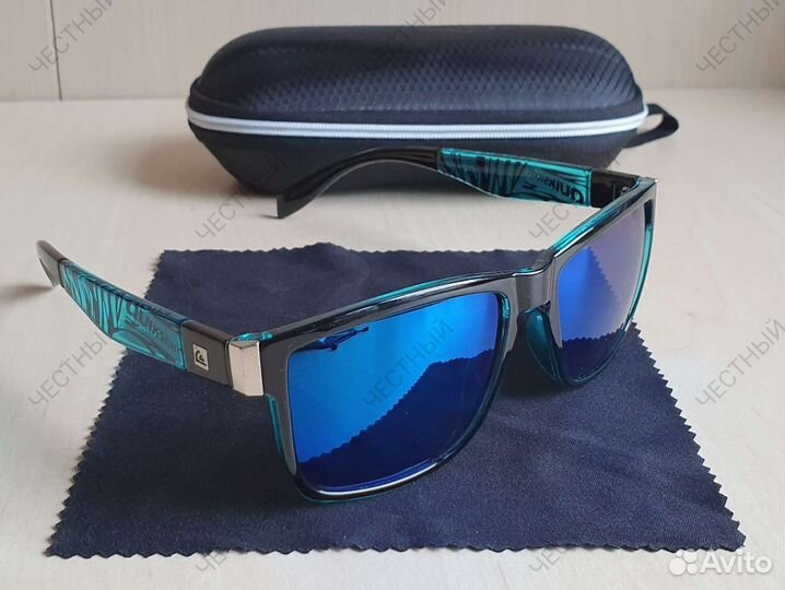 Брендовые солнцезащитные очки Quiksilver с чехлом