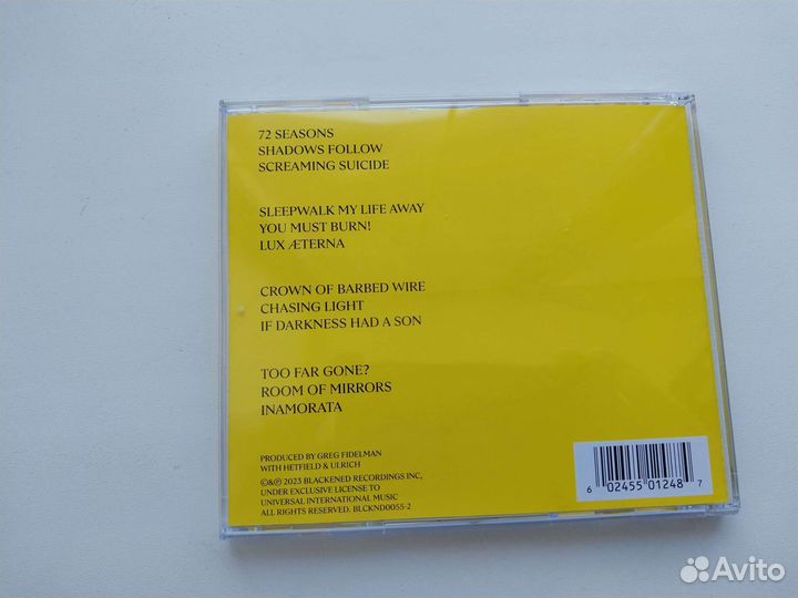 CD диски Metallica 