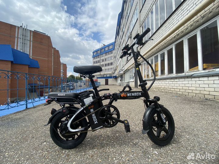 Электровелосипед складной 400W. 2 сиденья. 35км/ч