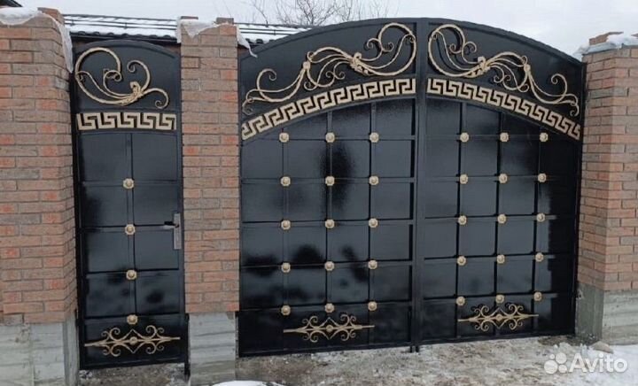 Ворота кованые