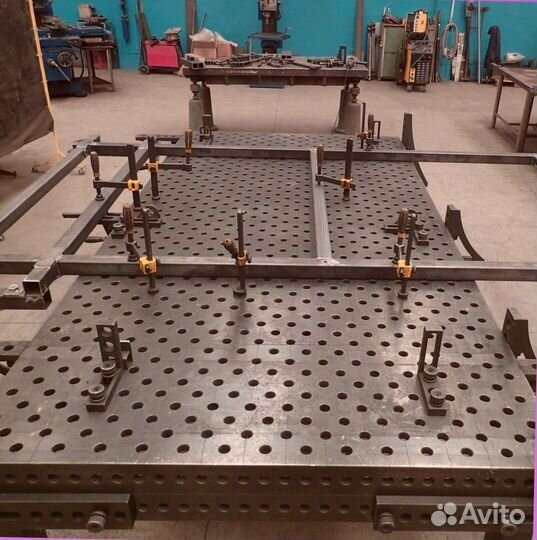 Сварочный 3Д стол 1000х800х100 толщиной 10 мм