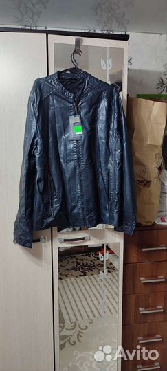 Кожаная куртка мужская