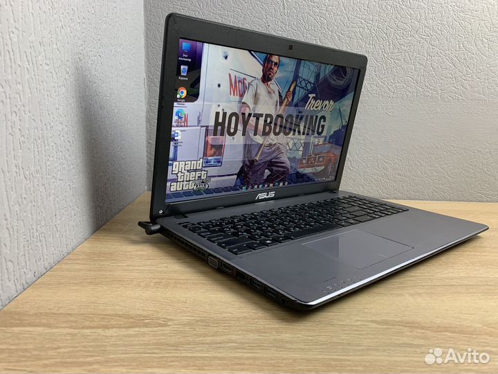 Игровой ноутбук asus:core-i3/hdd750/GeForce GT710m