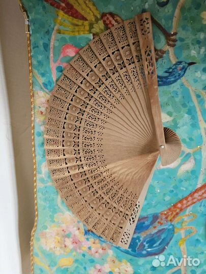 Сандаловый китайский веер