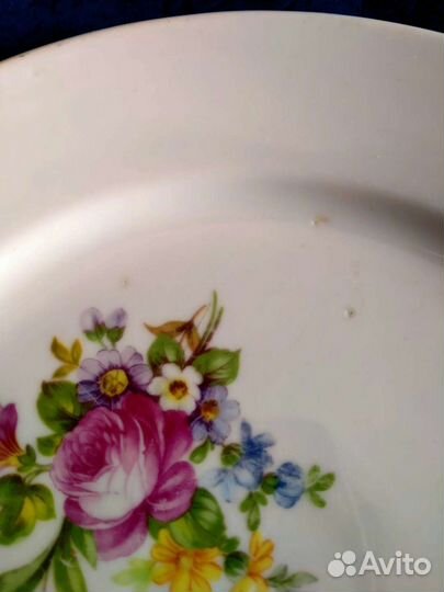 Блюдо фарфоровое Кahla времен СССР