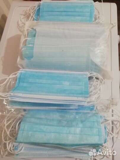 Маски медицинские одноразовые