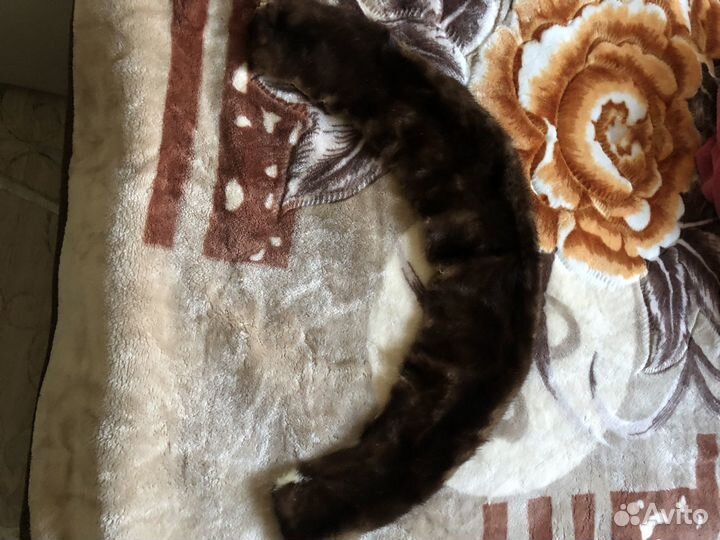 Меховой воротник норка