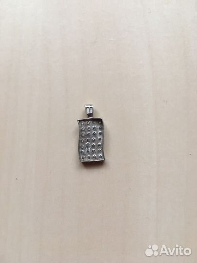 Подвеска серебро, 8*1,3