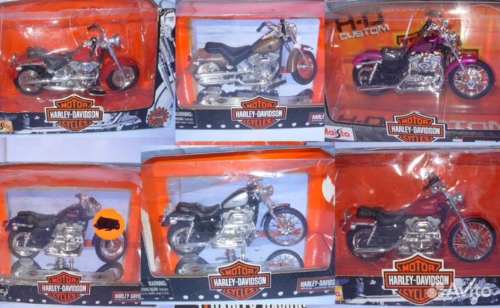 1/18 1/24 1/32 1/36 1/40 модели мотоциклы разные