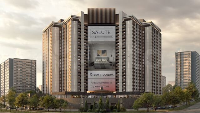 Апартаменты с доходом 17,6 м2 - Отель Салют 4*