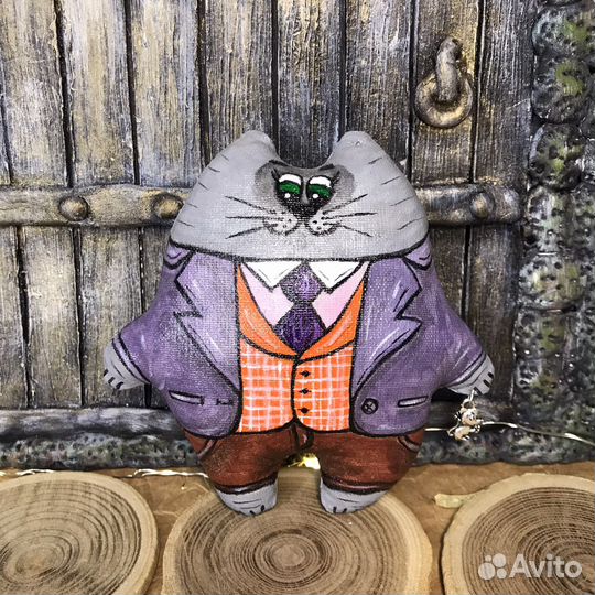 Кот символ года игрушка на елку