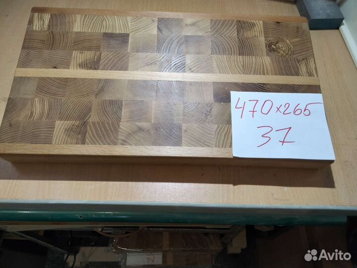 Доска разделочная ясень дуб торцевая