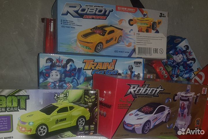 Машинка робот трансформер