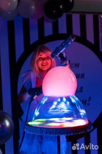 Шоу мыльных пузырей