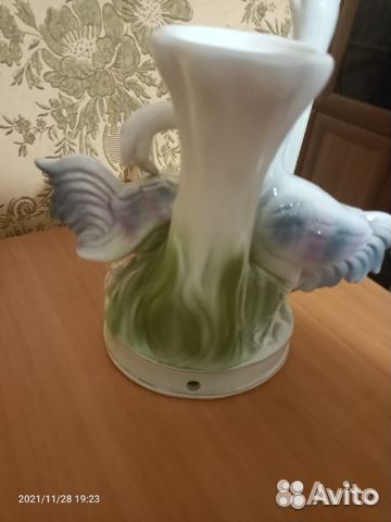 Фарфоровый светильник гдр