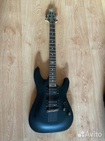 Электро гитара schecter sgr с чехлом