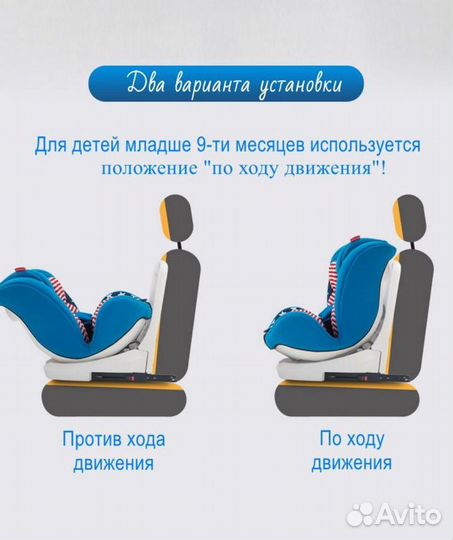 Прокат. Бесплатная доставка. Автокресло изофикс