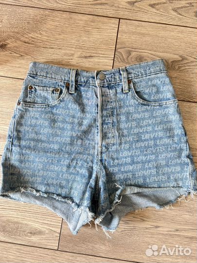 Джинсовые шорты levis