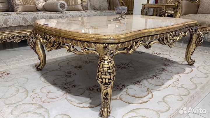 Турецкая мягкая мебель диван кресло и столик