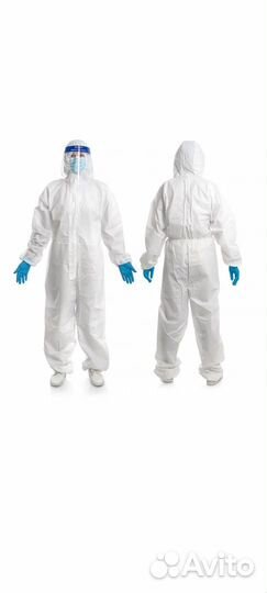 Комбинезон защитный одноразовый,р.52-54