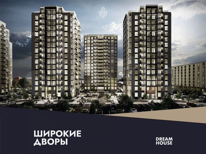 2-к. квартира, 81,7 м², 7/16 эт.