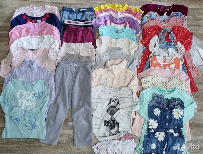 Вещи пакетом фирменная одежда для девочки 104р