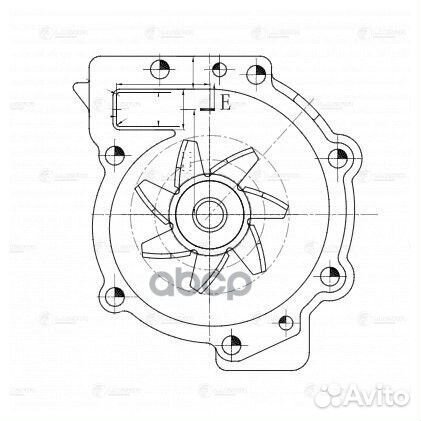 Насос водяной для а/м Volvo S60 (10) /S80