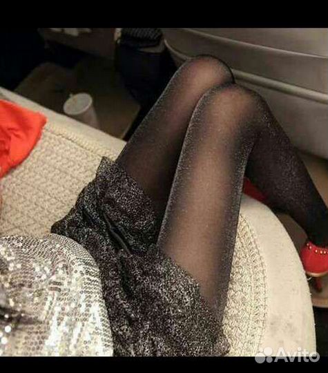 Блестящие колготки