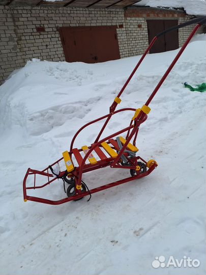 Санки на колесах