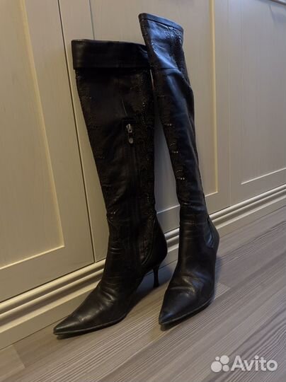 Сапоги из натуральной кожи