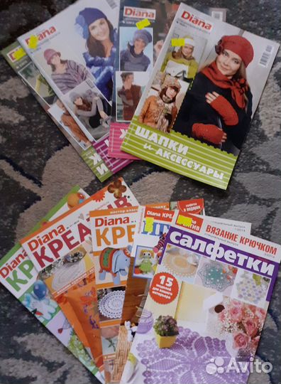 Журналы и книги по вязанию