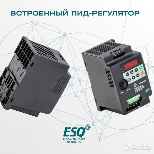 Частотный преобразователь ESQ-230 0.75 кВт 380В