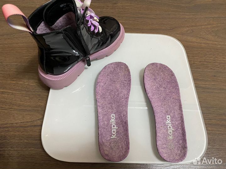 Ботинки демисезонные для девочки 28 размер